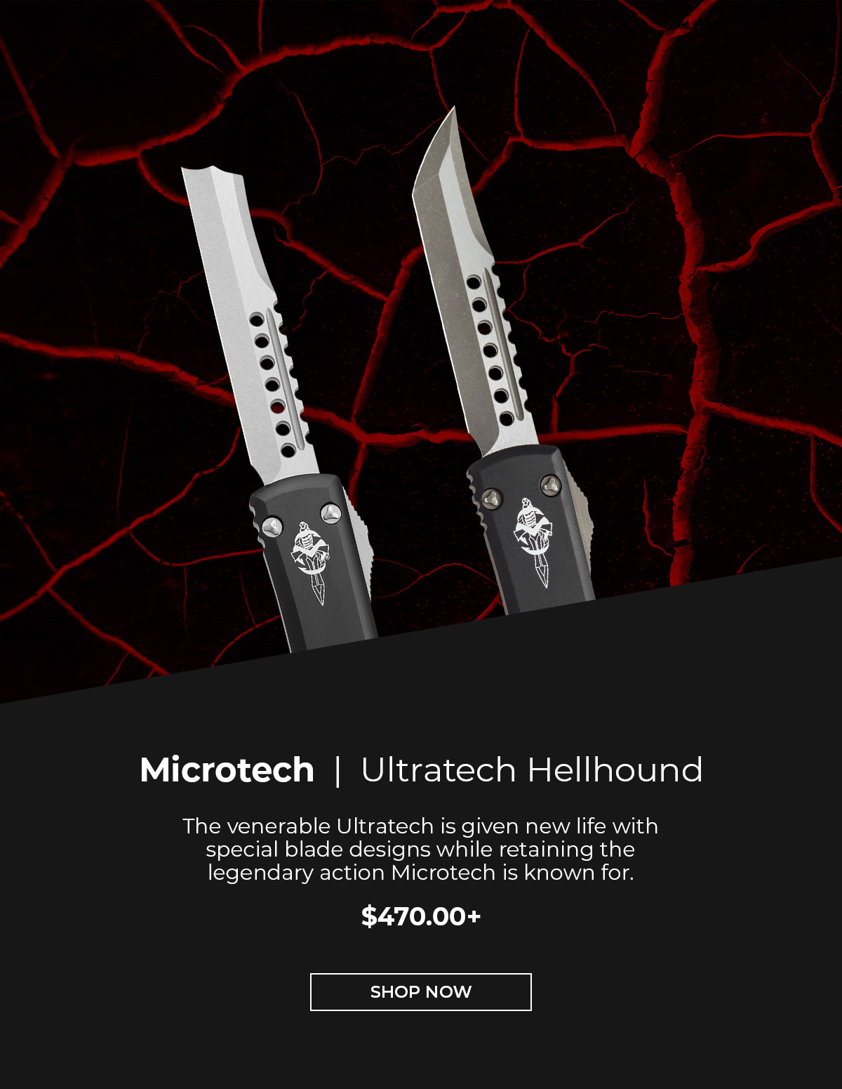 BladeHq Ultratech Hellhound A Classic Given New Life! Milled