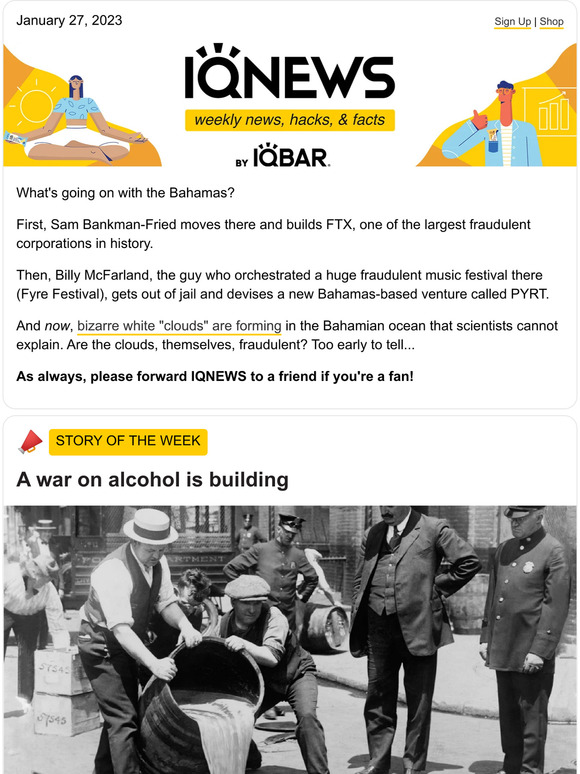🍺 War on booze 😐 Fake faces win 🔥 Oven hack