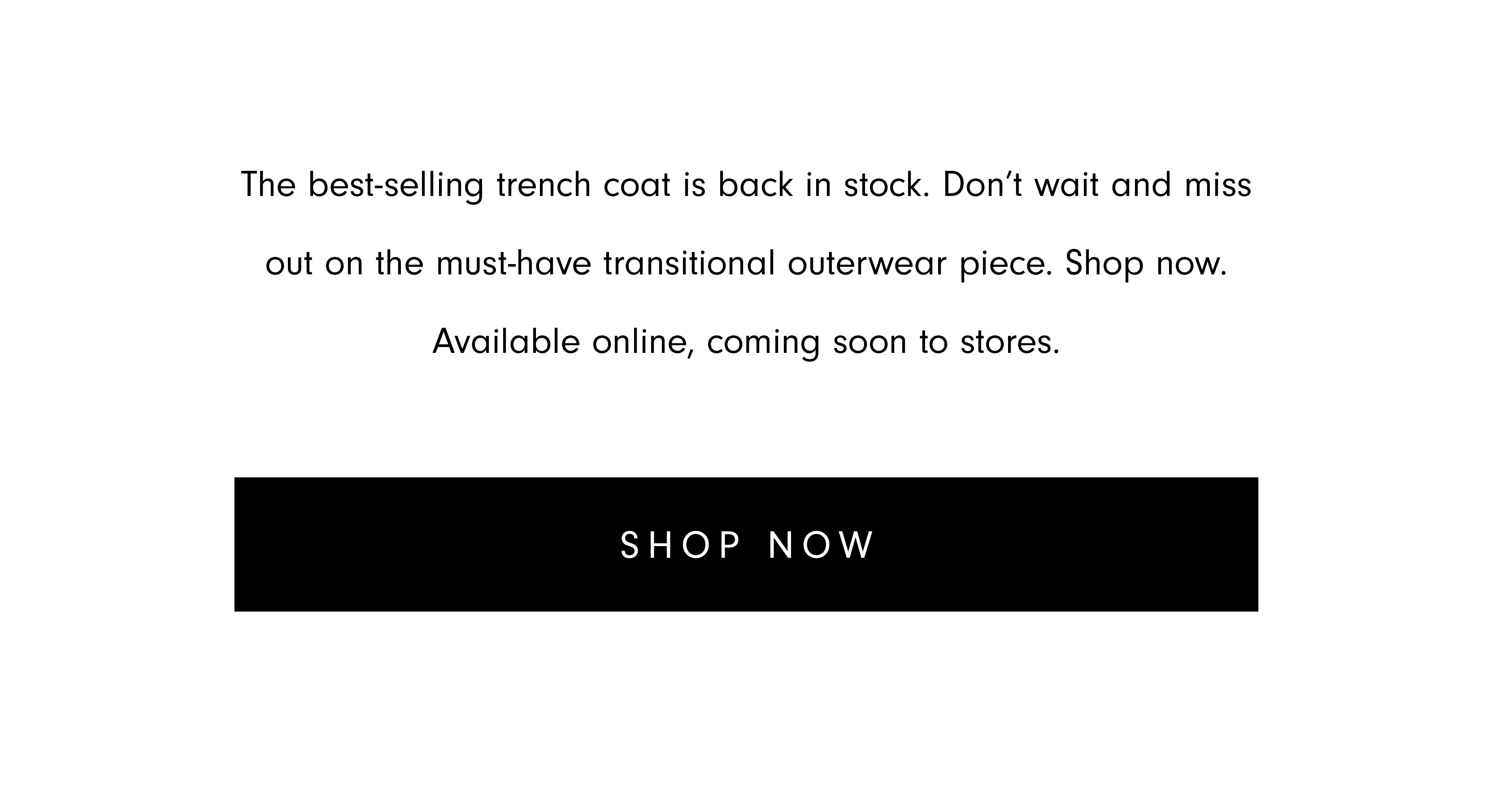 OAK + FORT The Oversized Trench Coat is Back Milled