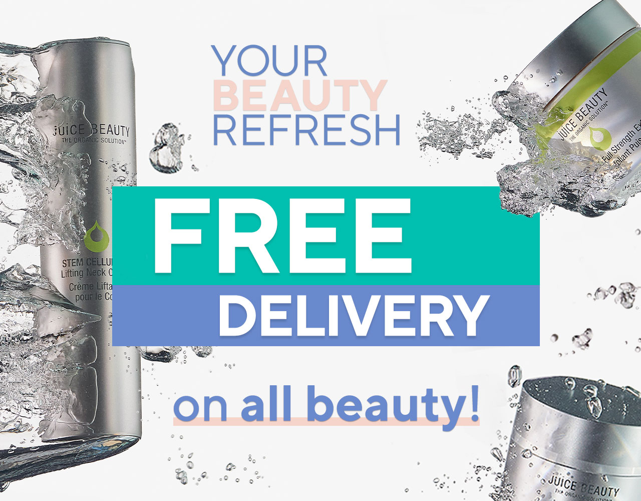 Your Beauty Refresh - Free Delivery on all beauty!
