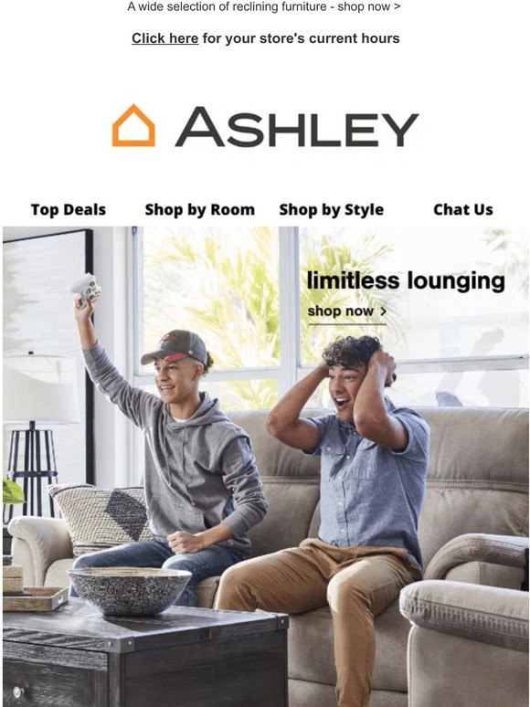 Ashley Homestore Recliners Made For Your Space! Milled