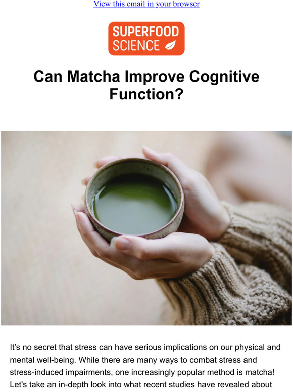 🍵 How Does Matcha Affect Cognitive Function?