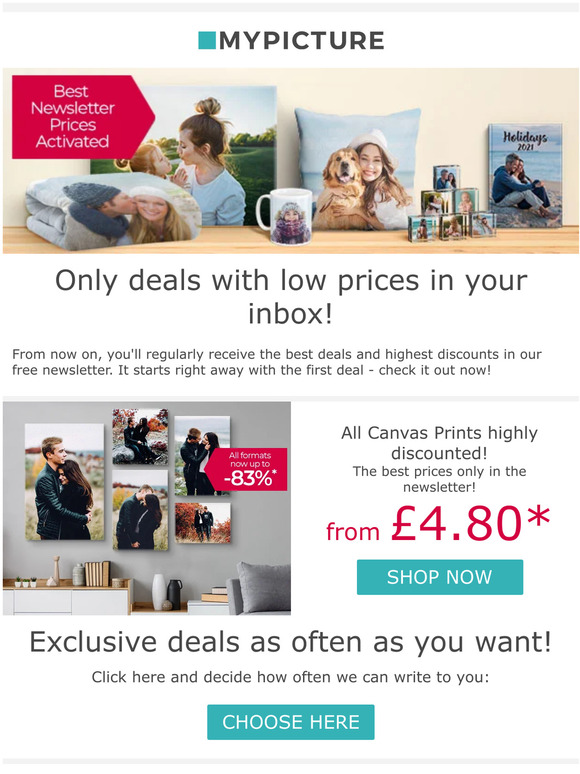 We have activated the best prices for you!