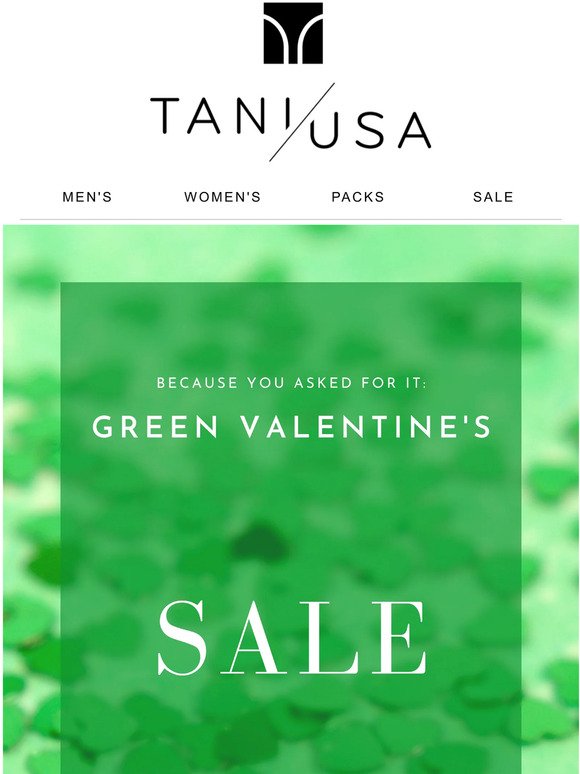 Green Valentine's! Buy 1 Get 1 Free 💚