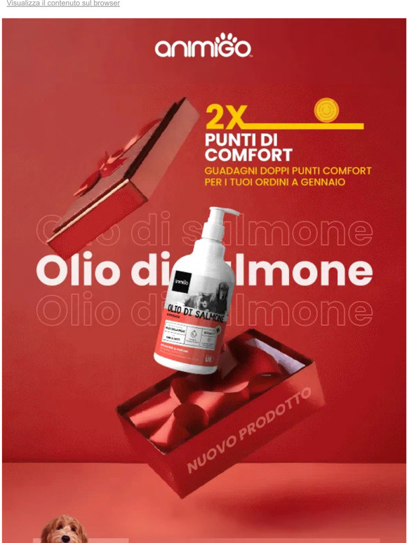Il nuovo olio di salmone di Animigo