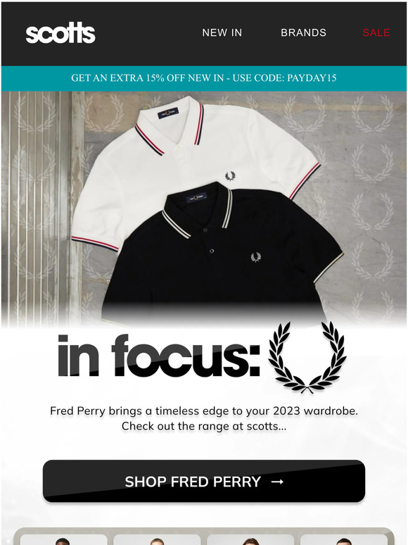  Up your game with Fred Perry