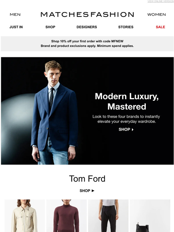 matchesfashion How to master modern luxury Milled