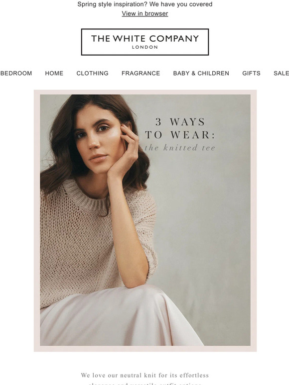 3 ways to wear our new knit
