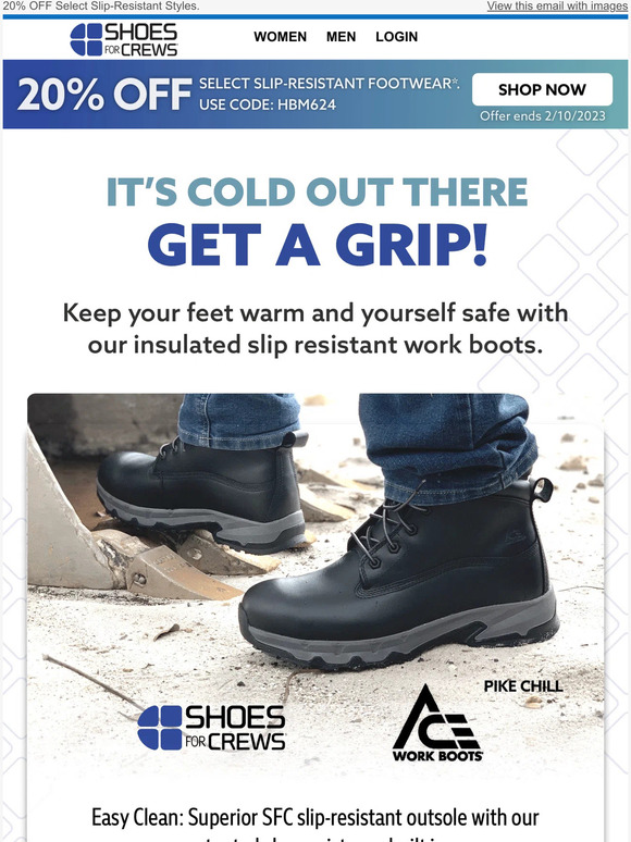 Shop Slip-Resistant Insulated Work Boots + 20% Off Select Styles
