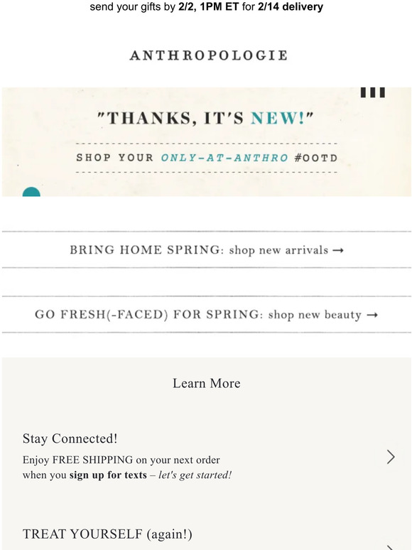 Anthropologie So you. So NEW. Milled