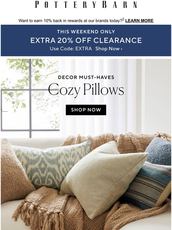 Pottery Barn 4 easy decor updates. Milled