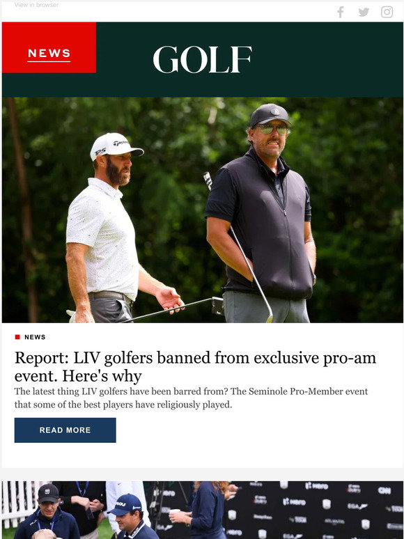 GOLF: Rory-Reed pairing? LIV leaders? Dubai gets spicy | Milled