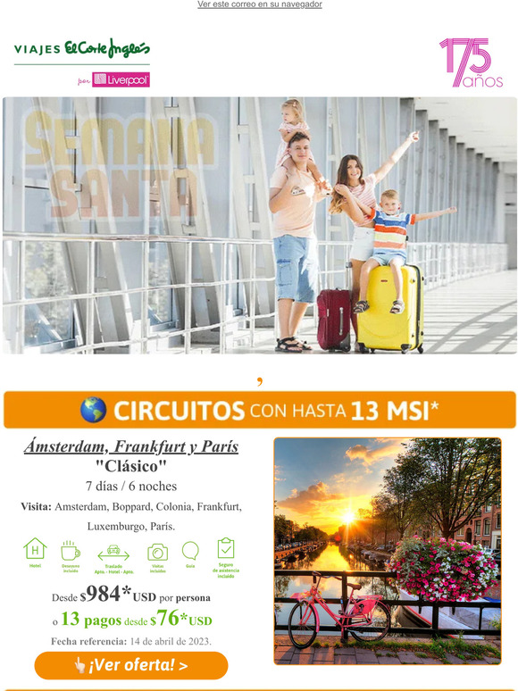 , 😍🌞¡Disfruta de unas vacaciones inolvidables en Semana Santa!