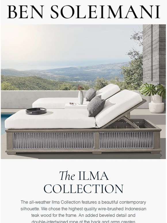 The Ilma Collection by Ben Soleimani