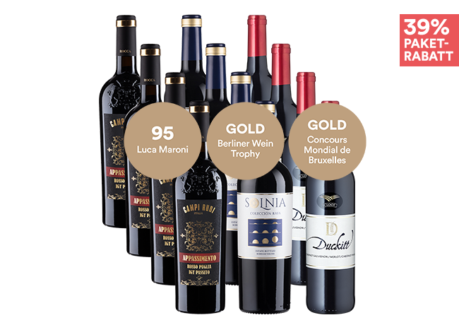 12er-Paket Rotwein
