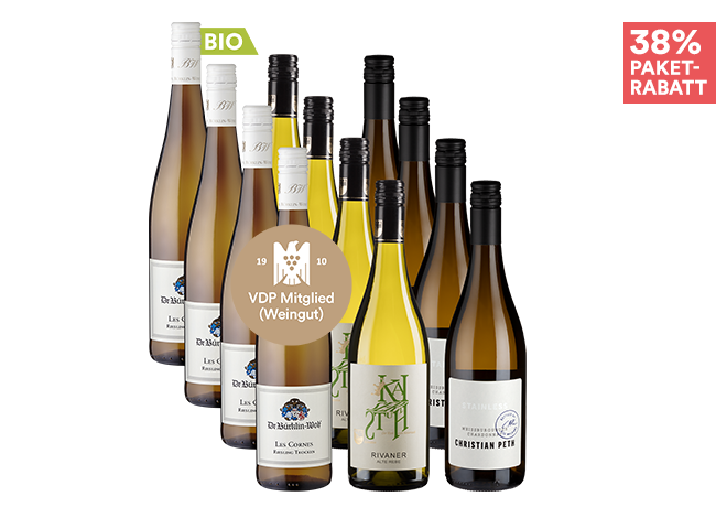 12er Paket Deutsches Rebsorten Trio