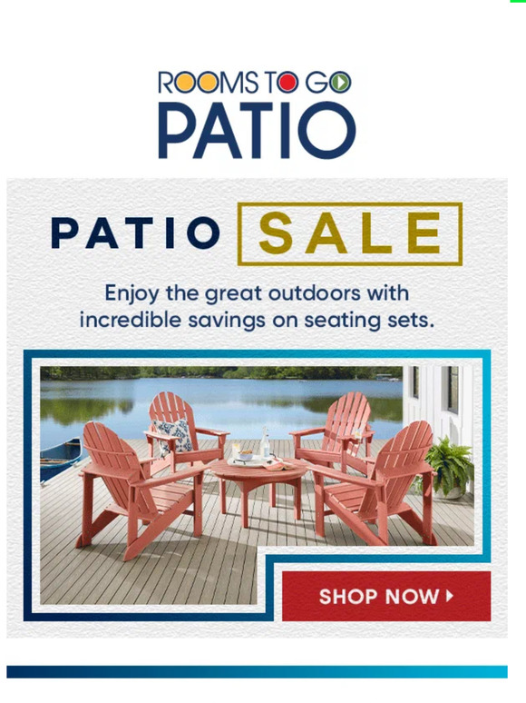 Rooms To Go Save big on the best Outdoor Seating Sets Milled