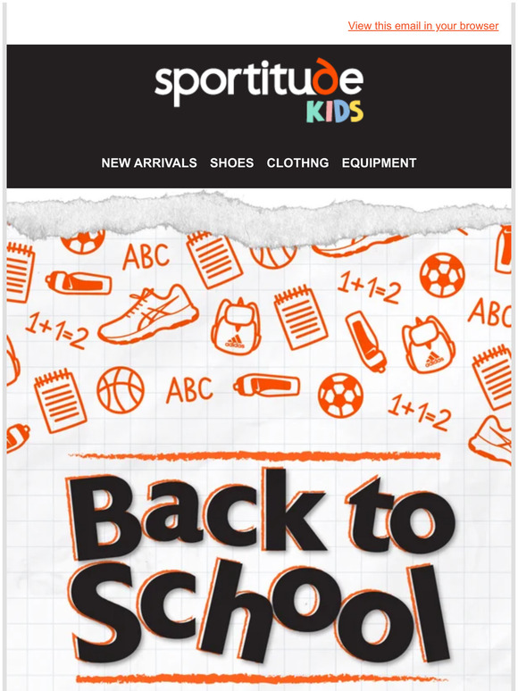 👟🎒 School's Back! 