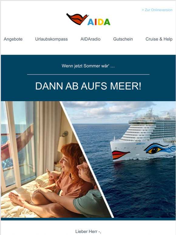 Darf Man Getränke Mit Auf Aida Nehmen AIDA DE: Ihr Vorgeschmack auf den Sommer mit AIDA | Milled