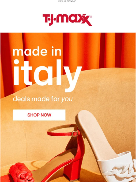 TJ Maxx Deals made in Italy landed! ️ Milled