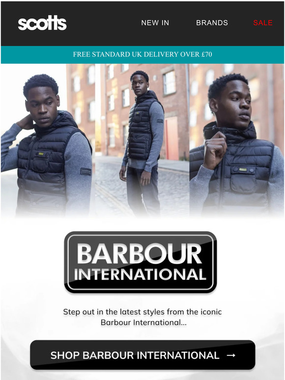 Step out in Barbour International