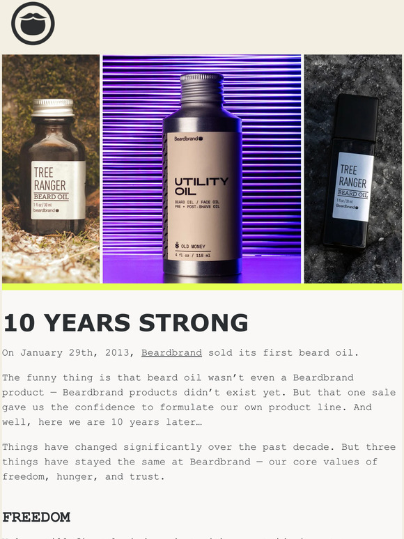 Beardbrand Beard styles, products, and packaging change Milled