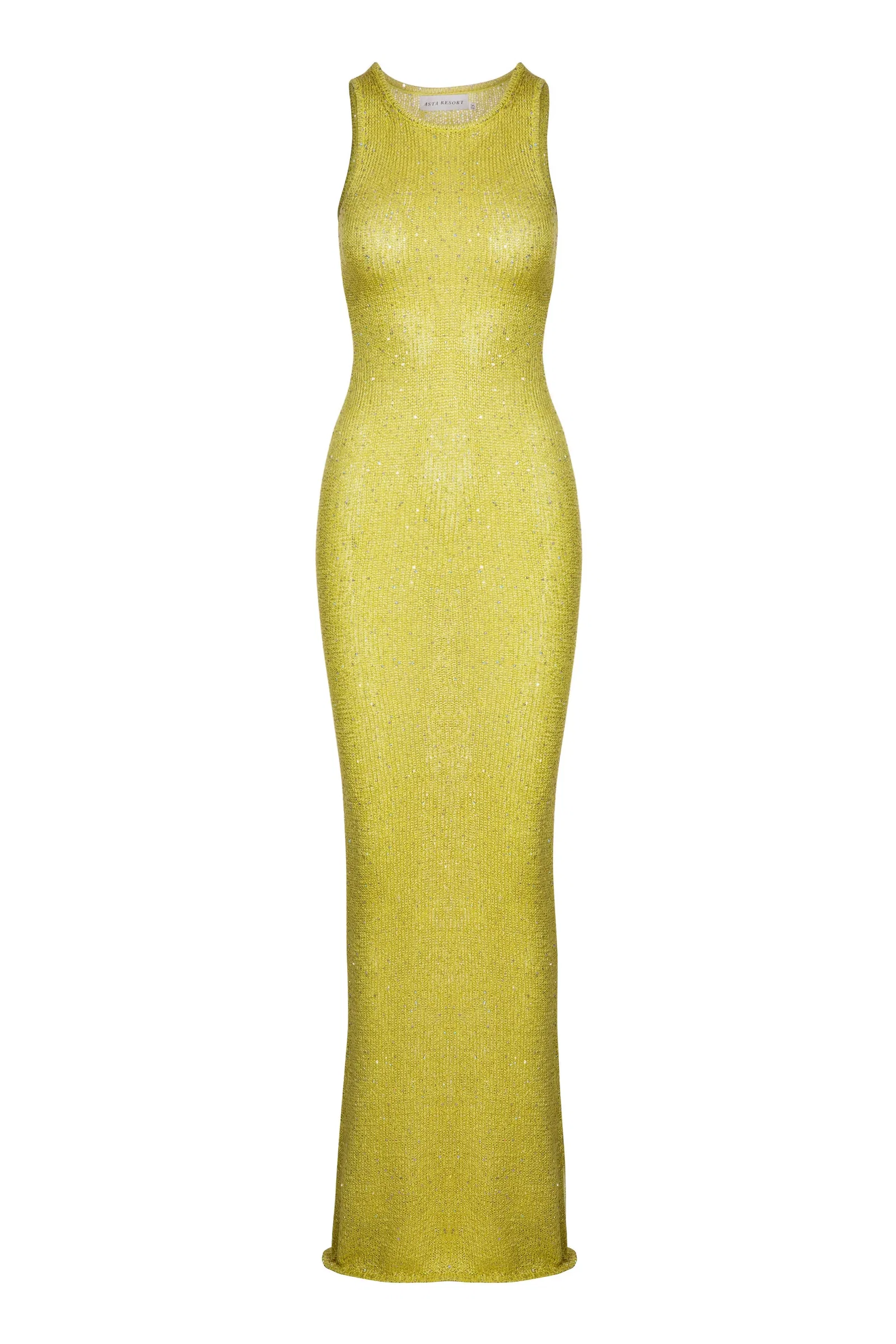 Image of Natalia dress - Chartreuse Sequin