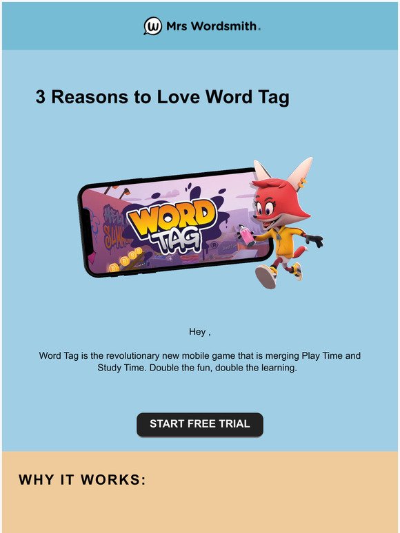 Play Word Tag for FREE 📱🕺