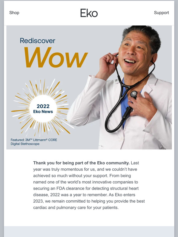 Eko Health A Look Back at Eko’s 2022 News Milled