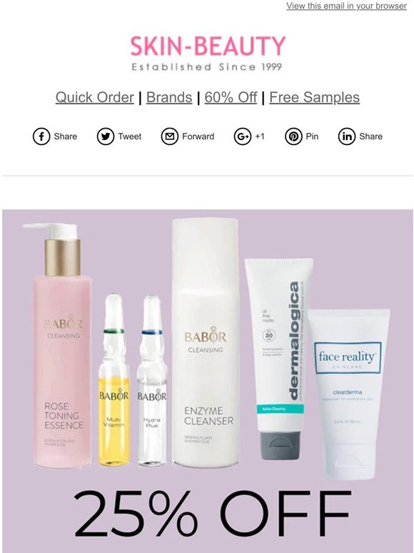 Exclusive Access - 25% Off Beauty Deals