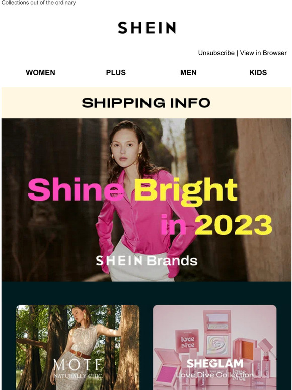 Shein IT SHEIN Brands Shine Bright in 2023 Milled