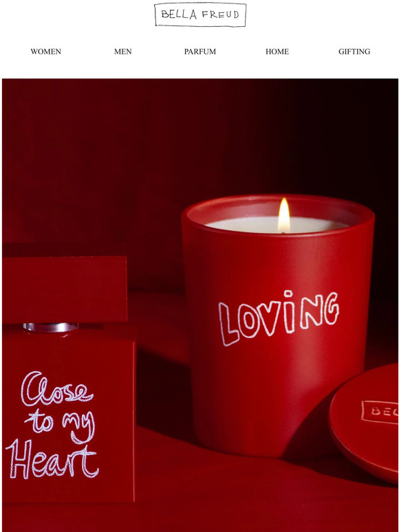 All My Love, Bella | Shop Valentine's Gifting now, including the new Hot Spell candle with notes of Grapefruit, Ginger & Pepper.
