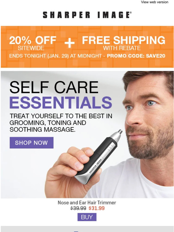 Sharper Image Email Newsletters Shop Sales, Discounts, and Coupon Codes