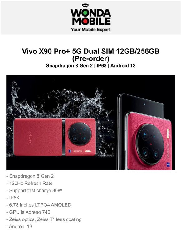 Vivo X90 Pro & Vivo X90 Pro+ 5G Dual SIM