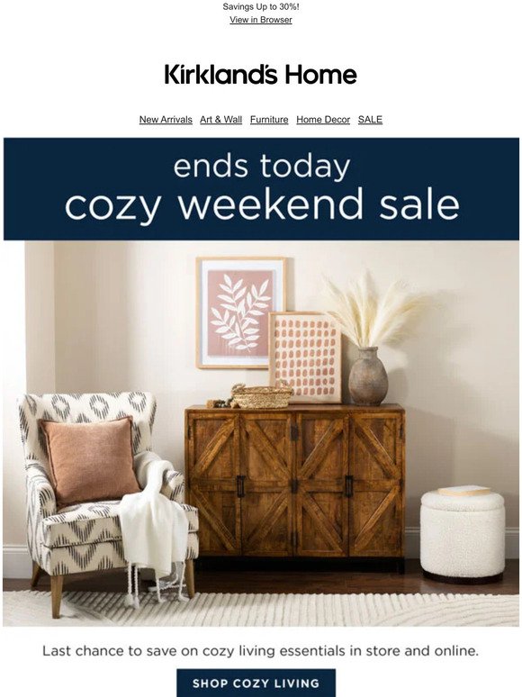 Cozy Living Essentials | Last Chance to Save