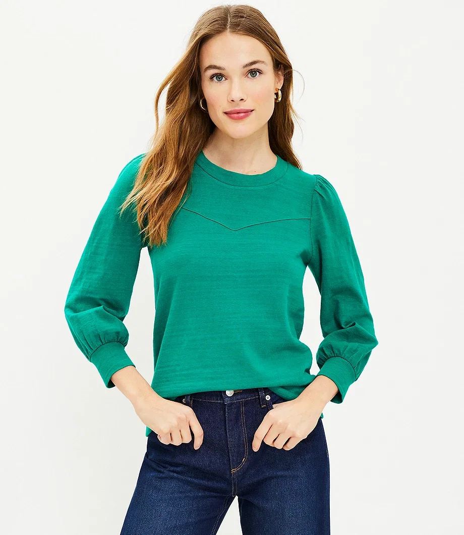 Puff Sleeve Sweatshirt