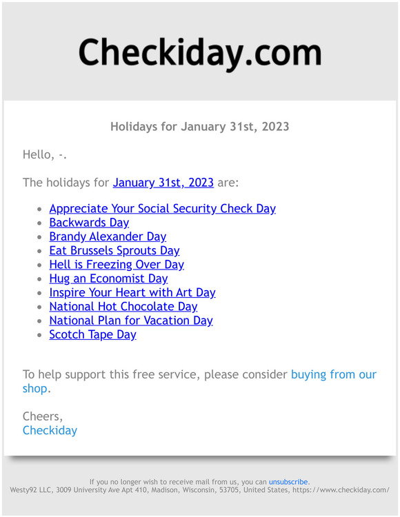 checkiday-holidays-for-january-31st-2023-milled