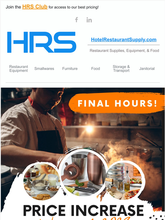 FINAL HOURS before price increase!