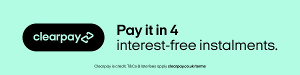Pay in 4 interest-free instalments with Clearpay