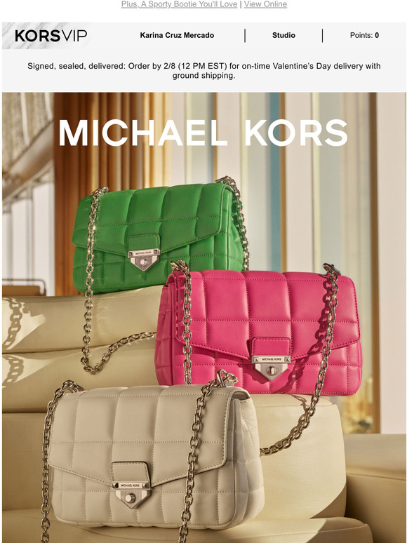 Michael Kors: Don't Forget To Use Your KORSVIP Reward! | Milled