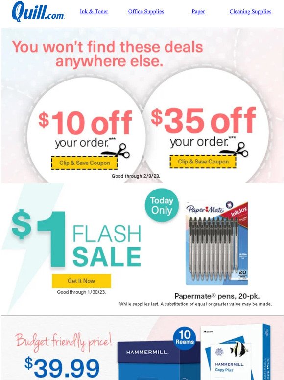 It's Money Saving Monday: $1 Flash Sale // Discount Offers // Paper Deal