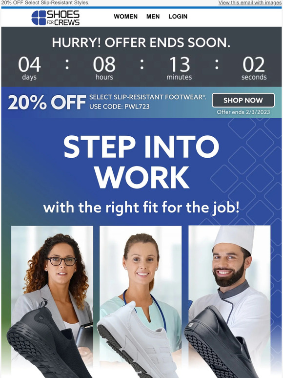 Step Into Work With The Right Shoes For The Job