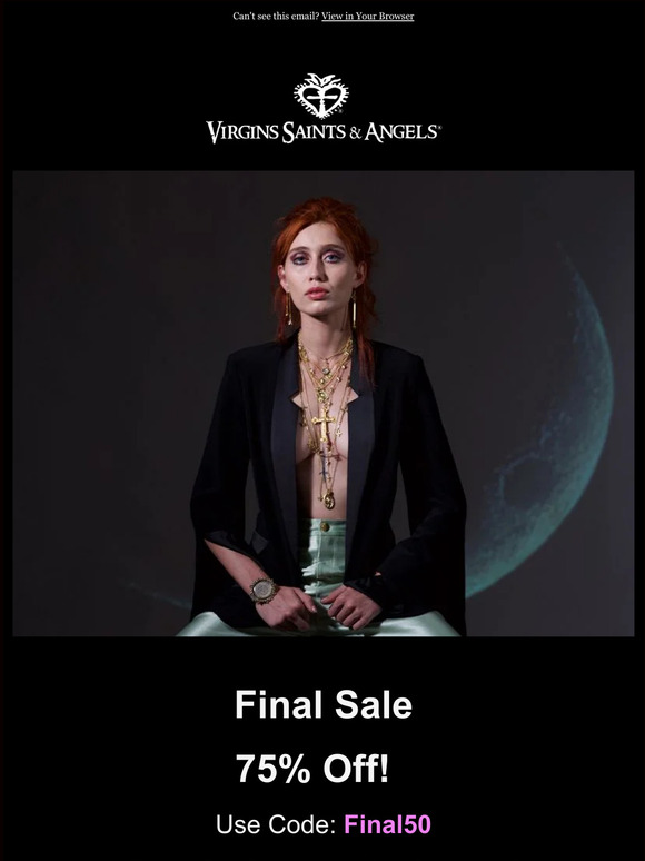 Final Sale! 75% Off!❣️