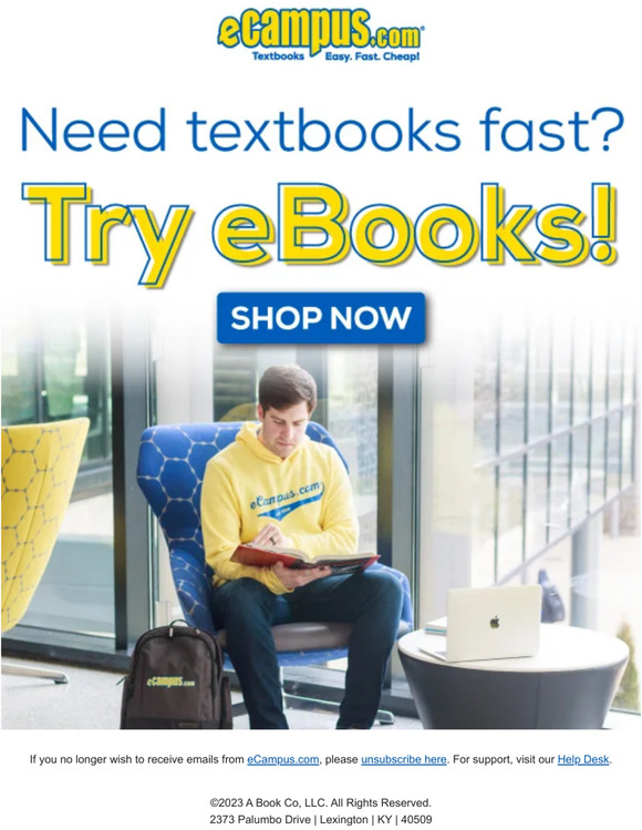 💻 Need Textbooks Fast? Save on eBooks at eCampus.com! 📚