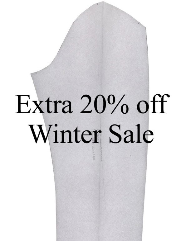 Winter Sale | Extra 20% Off.