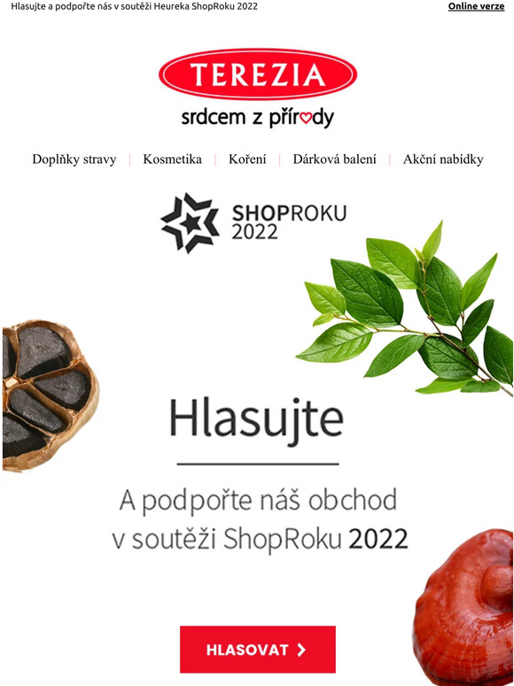 Hlasujte v soutěži ShopRoku 2022 | Děkujeme za podporu