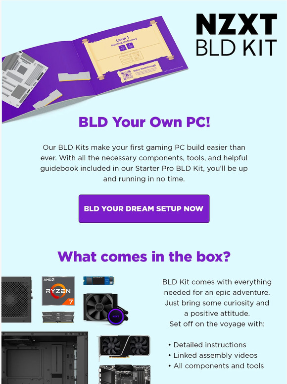 NZXT Level Up with the Starter Pro BLD Kit! Milled