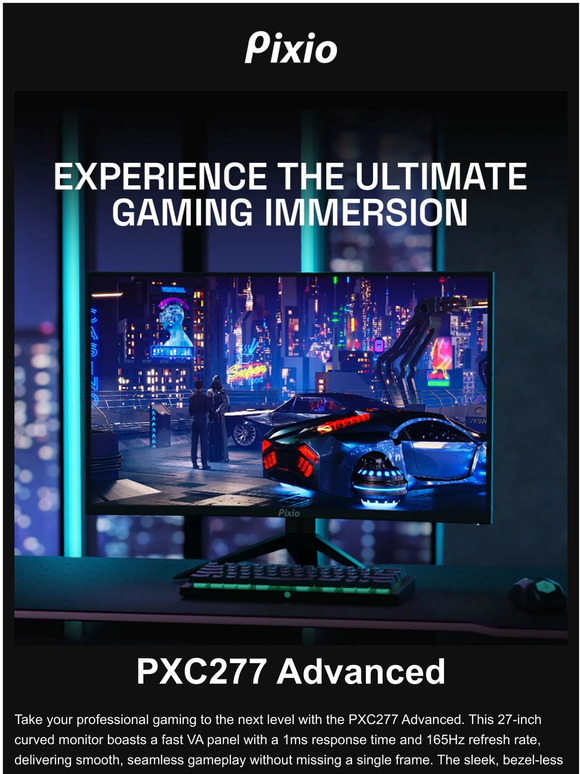 New Arrival Alert: Elevate Your Gaming with Our Curved Monitors   🎮