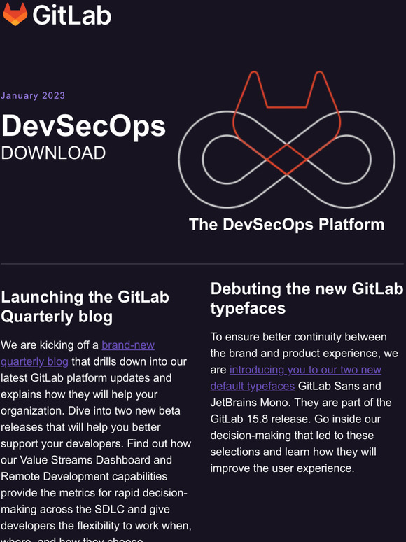 DevSecOps Download: Introducing the GitLab Quarterly
