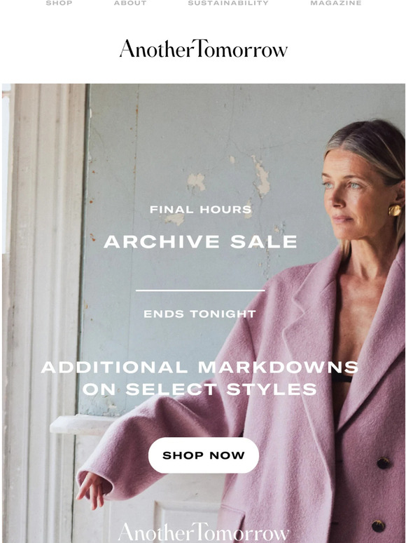 The Archive Sale Ends Tonight
